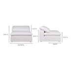 Clay Slipper Chair Cream White