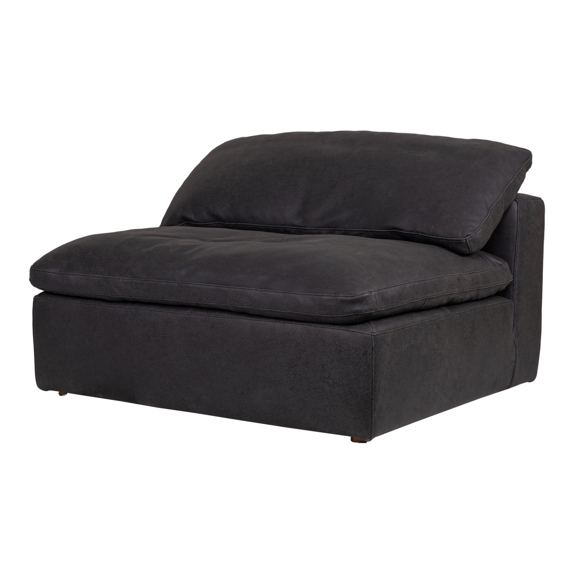 Clay Leather Slipper Chair