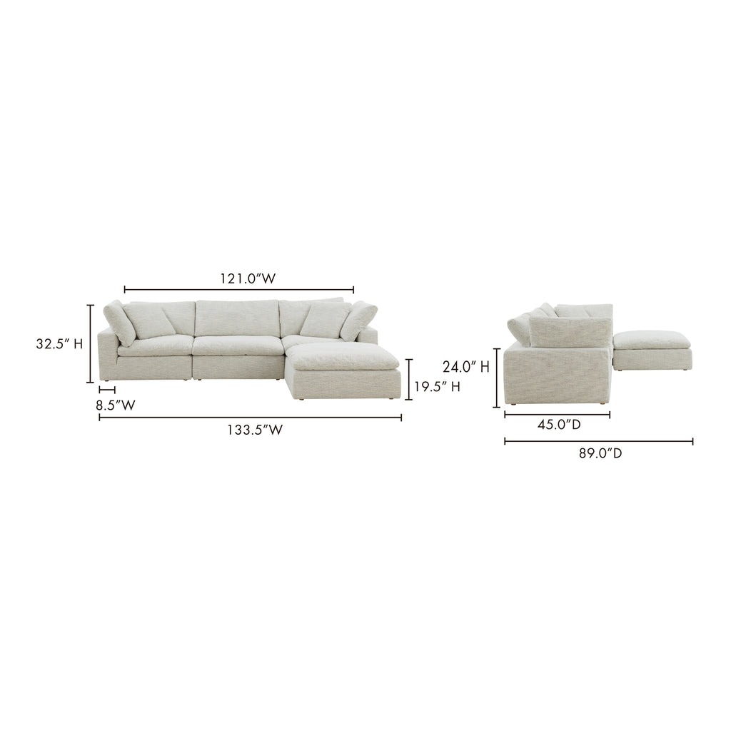 Clay Lounge Modular Sectional Coastside Sand