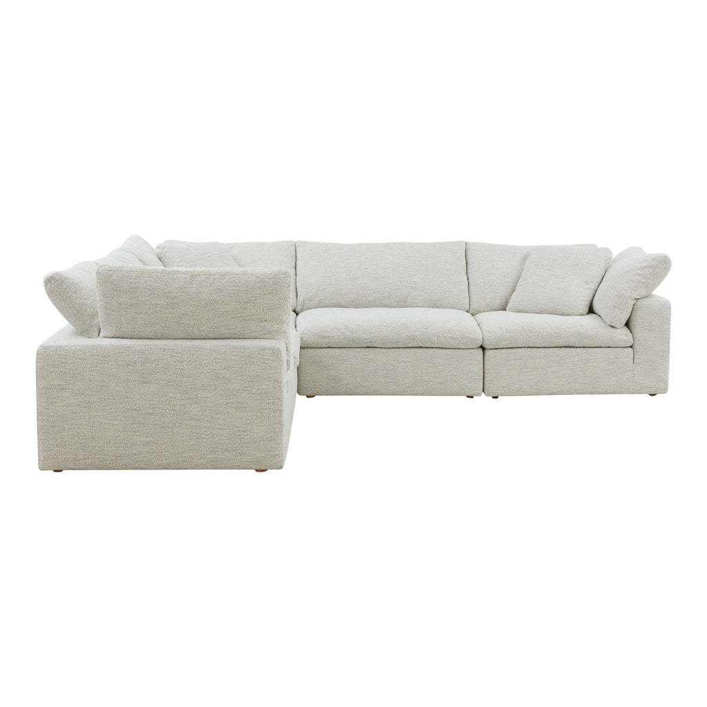 Clay Classic L-Shaped Modular Sectional Coastside Sand