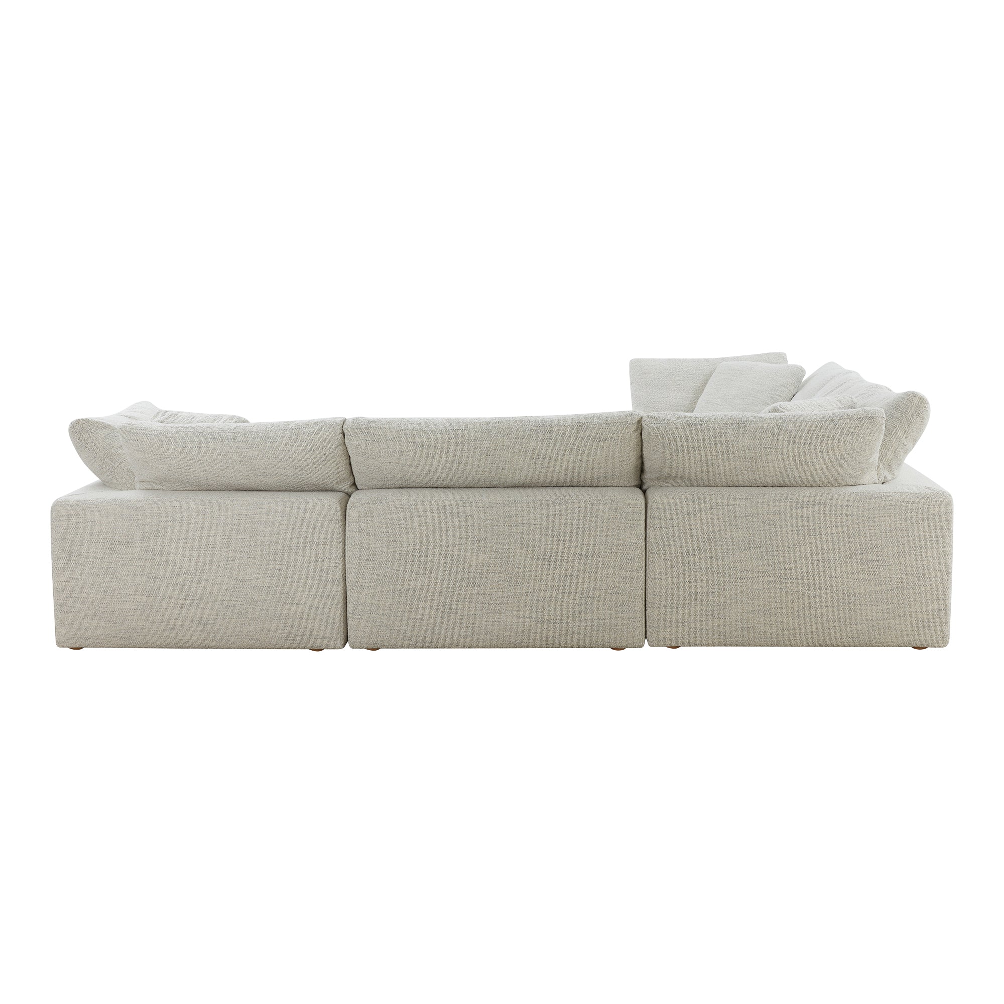 Clay Classic L-Shaped Modular Sectional Coastside Sand