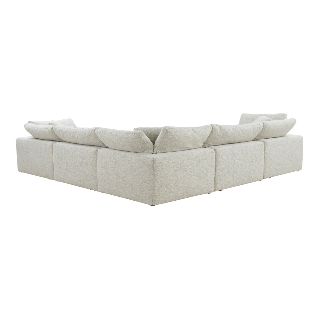 Clay Classic L-Shaped Modular Sectional Coastside Sand