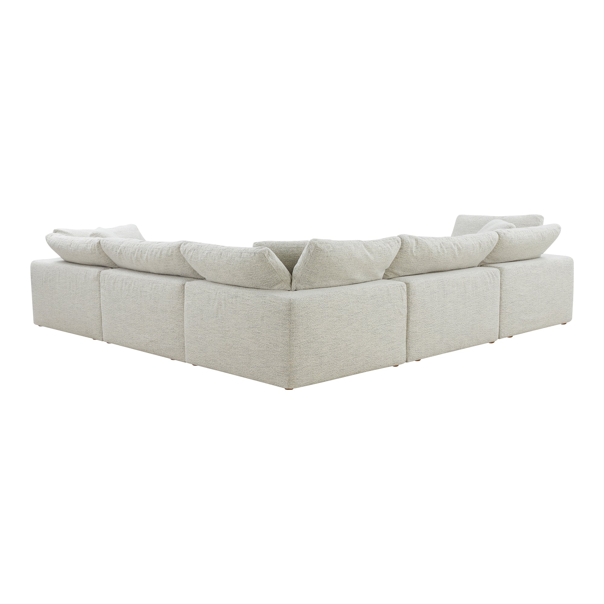 Clay Classic L-Shaped Modular Sectional Coastside Sand
