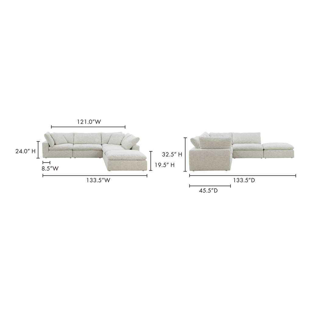 Clay Dream Modular Sectional Coastside Sand