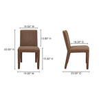 Monte Dining Chair Brown - Set Of Two