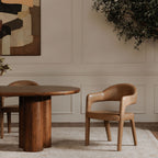 Martens Dining Chair Brown Leather