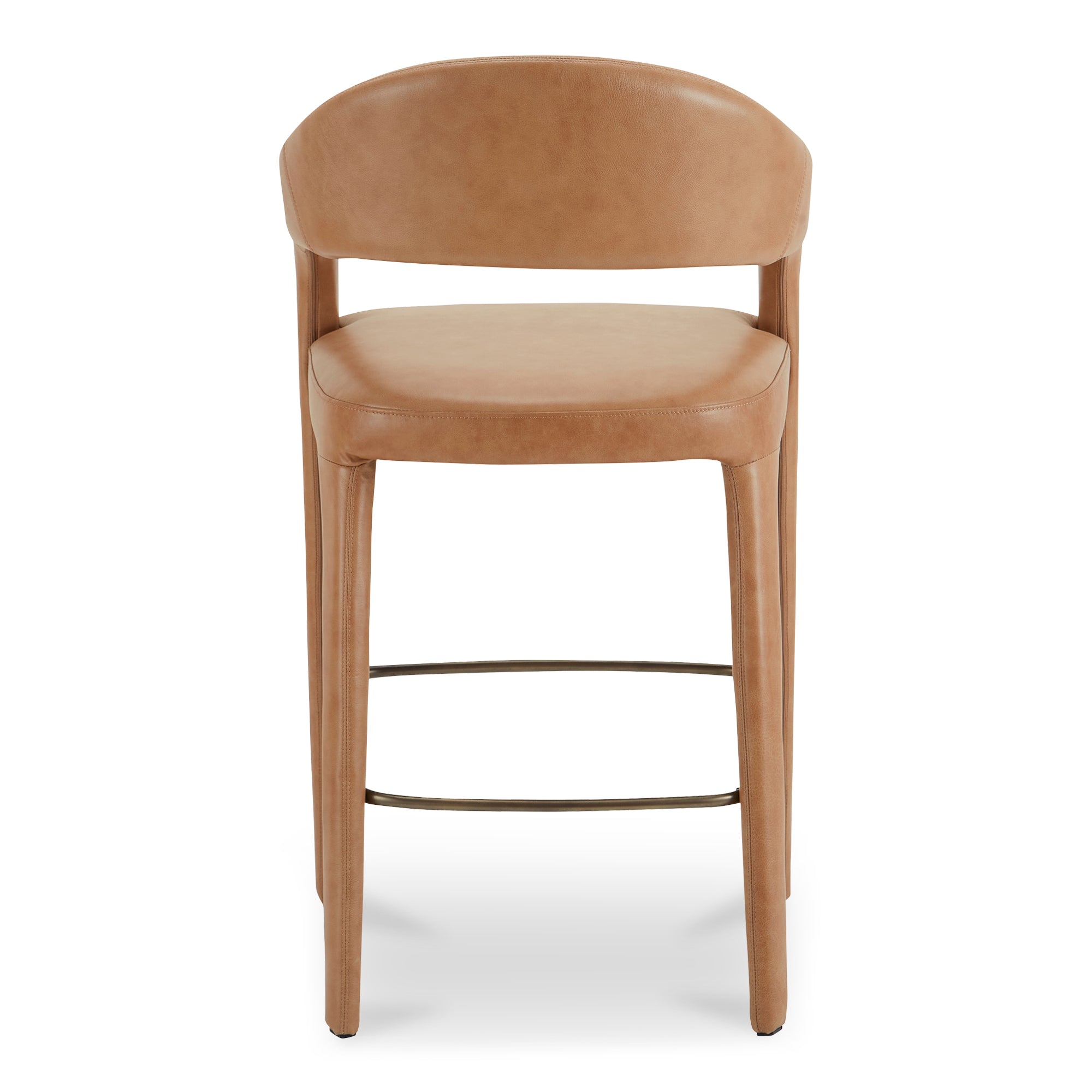 Martens Bar Stool Brown Leather