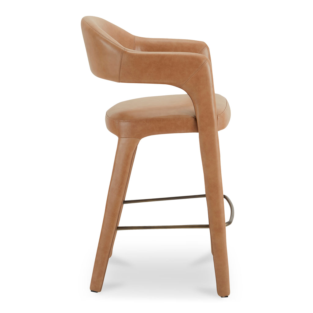 Martens Bar Stool Brown Leather