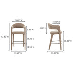 Martens Bar Stool Camel