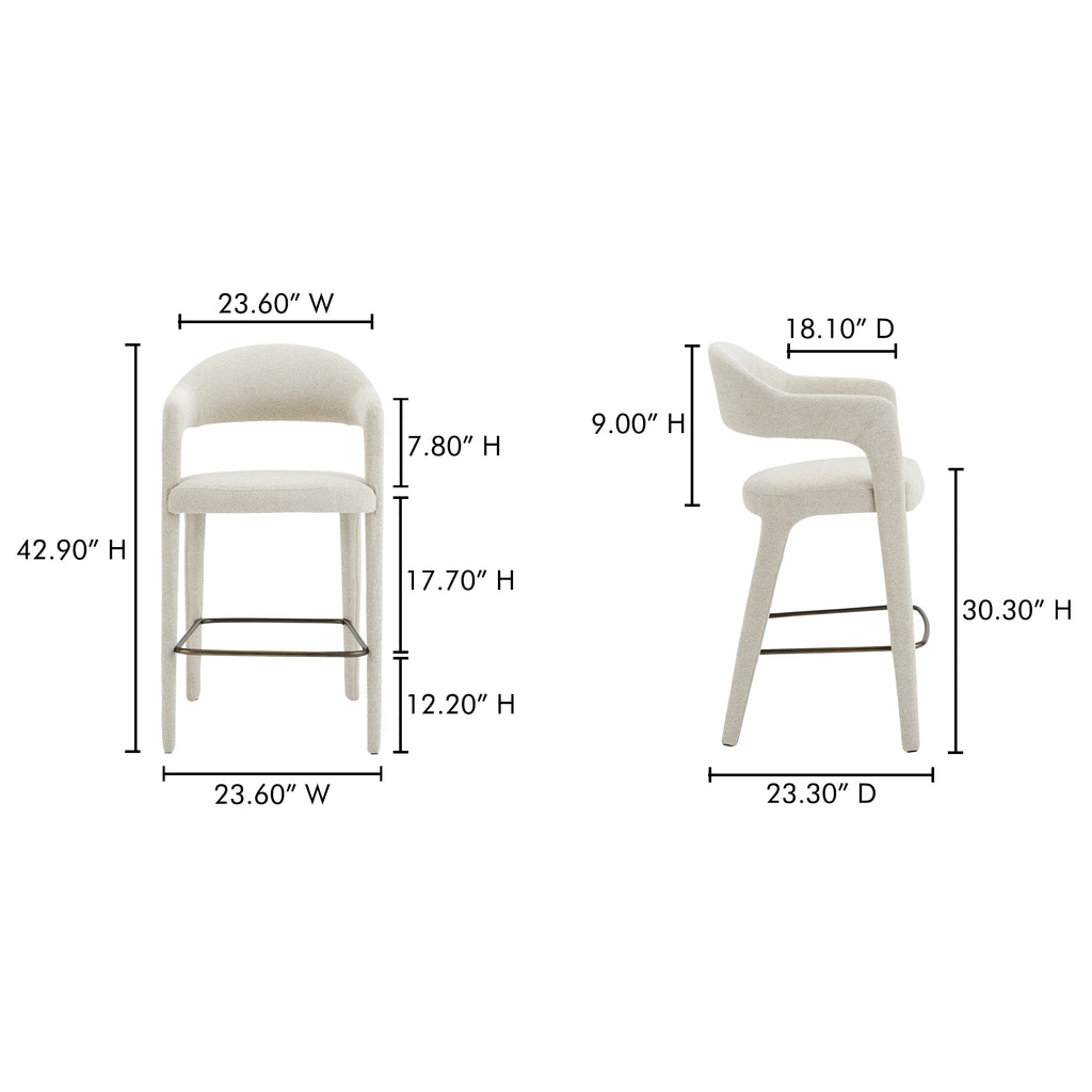Martens Bar Stool Beige