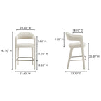 Martens Bar Stool Beige