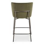 Early Counter Stool Faux Green Mohair