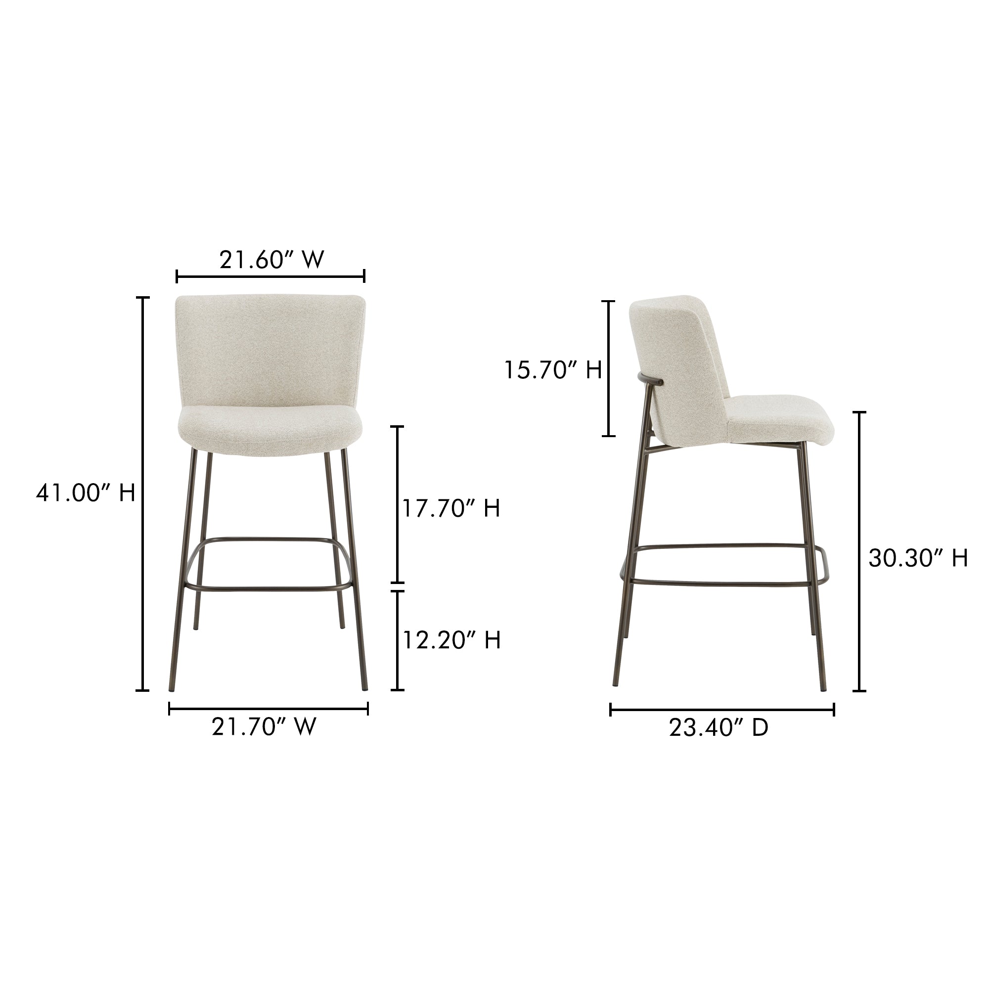 Early Bar Stool Beige