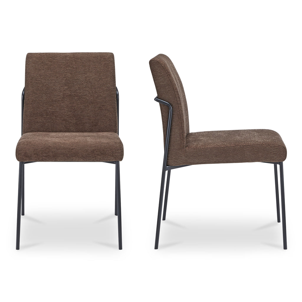 Danny Dining Chair Dark Brown Set of Two