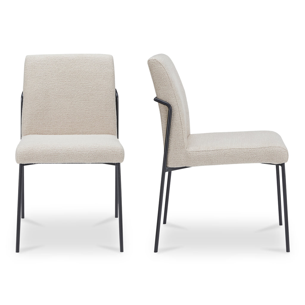 Danny Dining Chair Ivory Set of Two