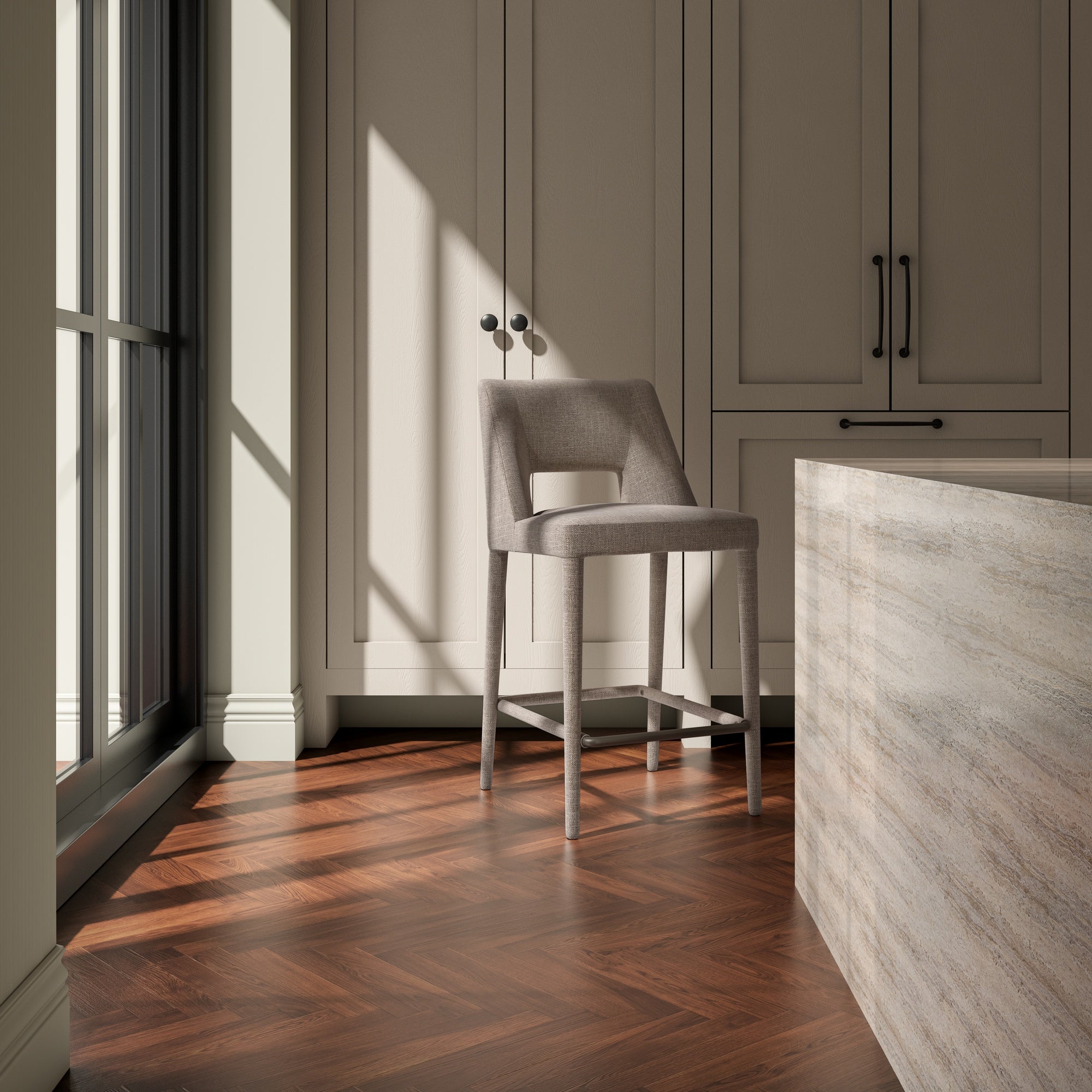 Joyce Counter Stool Light Brown