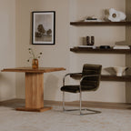 Pedro Dining Chair Green Mohair Set of Two