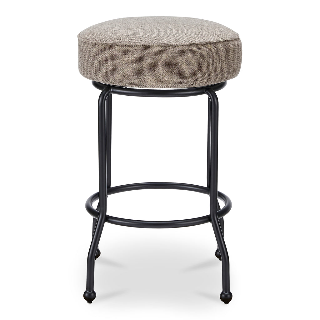 Kelsey Swivel Counter Stool Light Brown