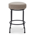 Kelsey Swivel Counter Stool Light Brown