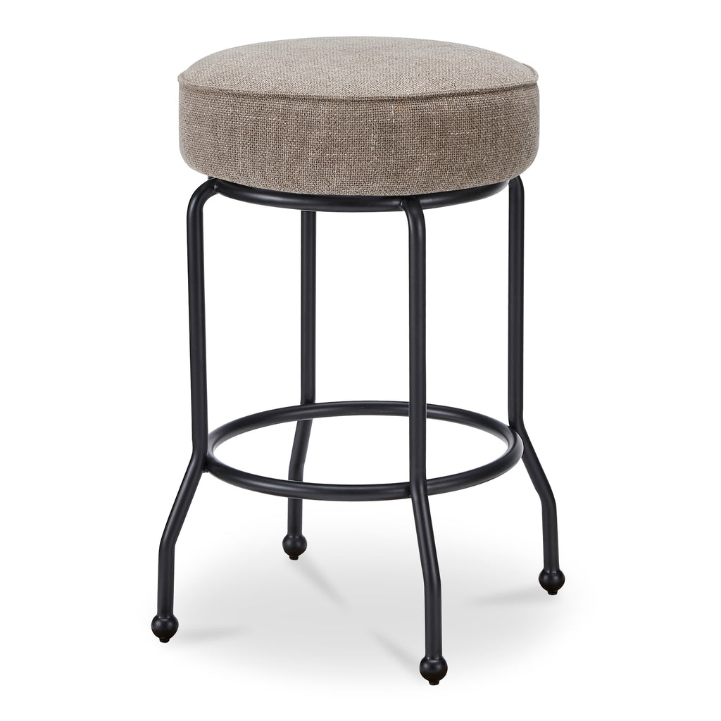 Kelsey Swivel Counter Stool Light Brown
