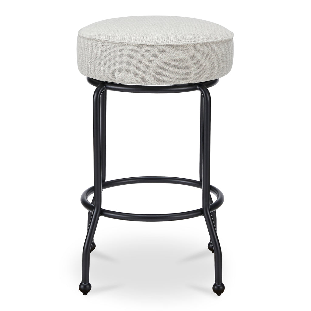 Kelsey Swivel Counter Stool Beige