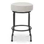 Kelsey Swivel Counter Stool Beige