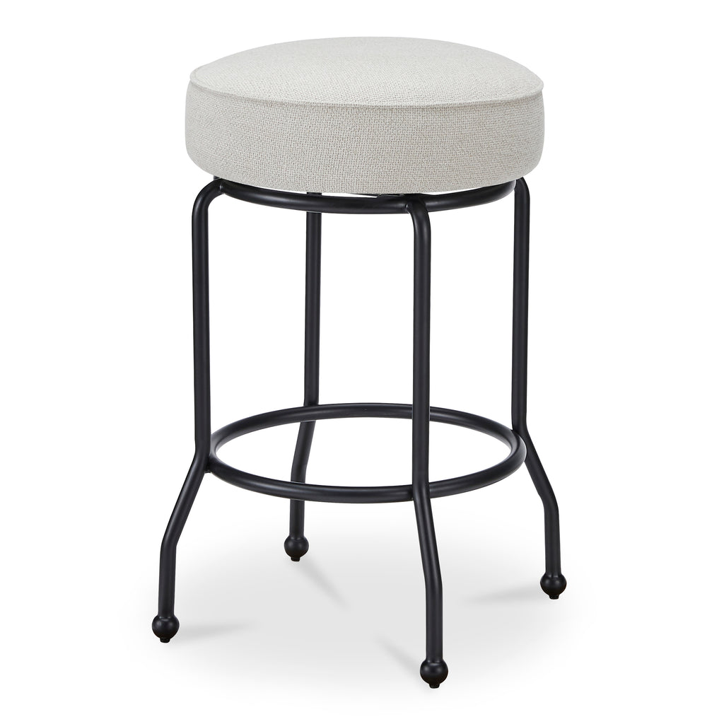 Kelsey Swivel Counter Stool Beige