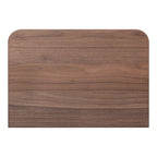 Round Off Small Nightstand Walnut