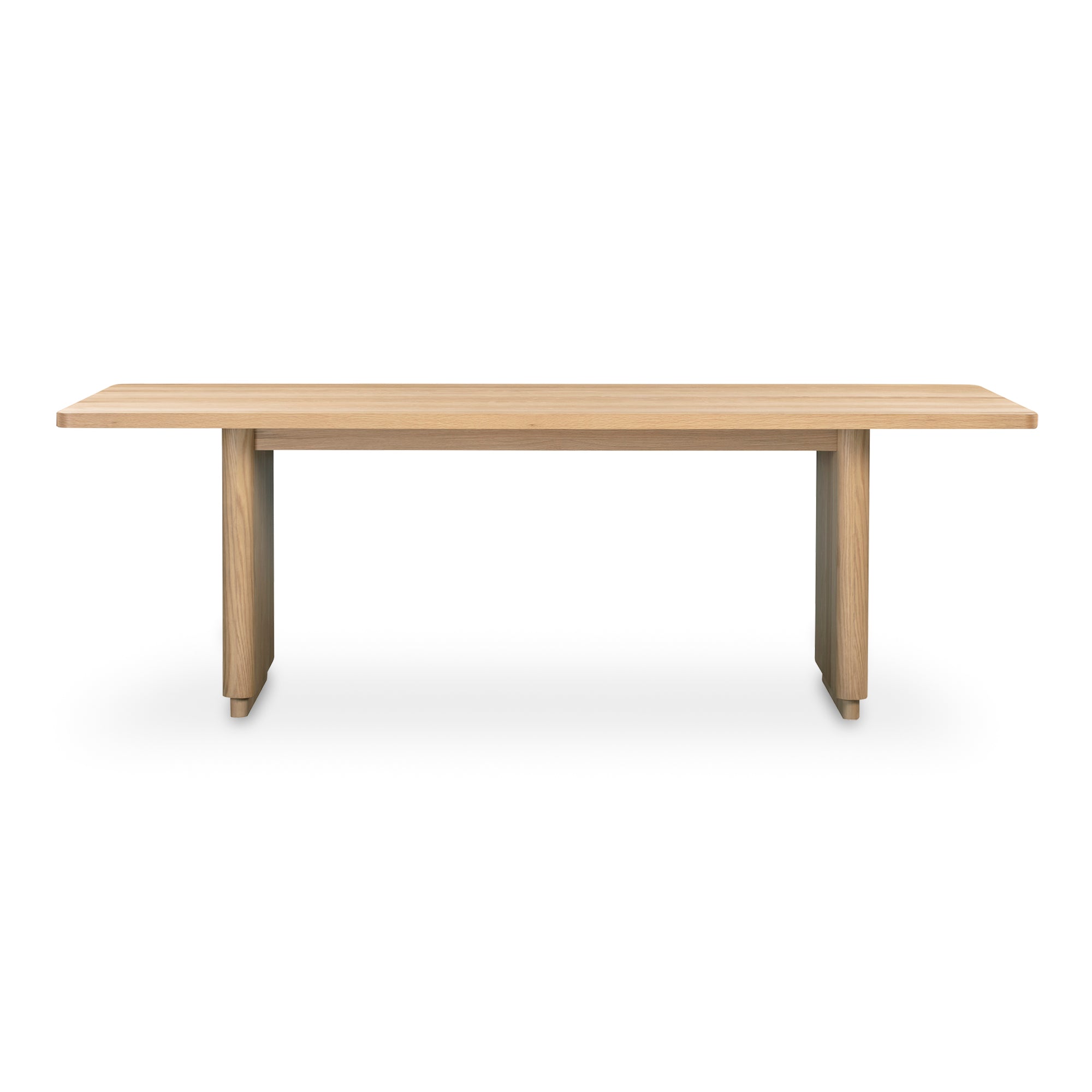 Round Off Small Dining Table Natural Oak