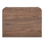 Round Off Tall Nightstand Walnut Brown