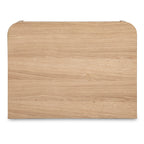 Round Off Tall Nightstand Natural Oak