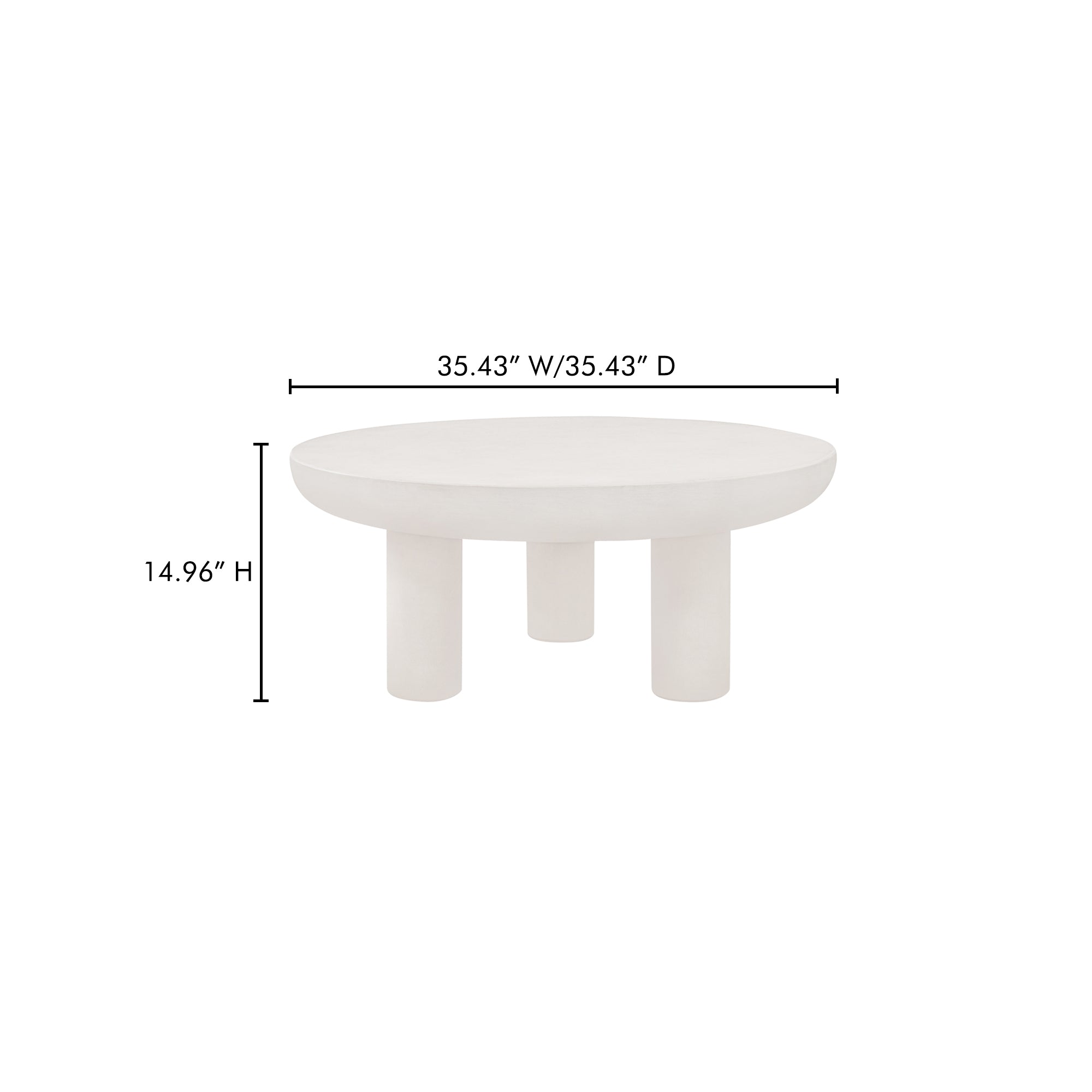 Rocca Coffee Table Cream