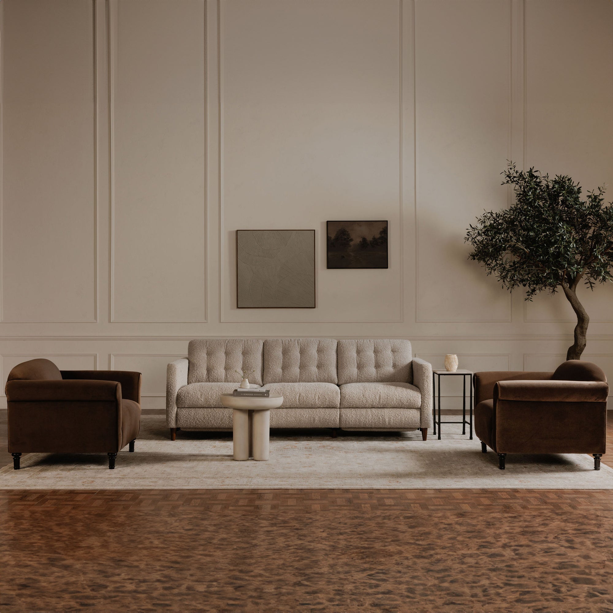 Rocca Side Table Cream