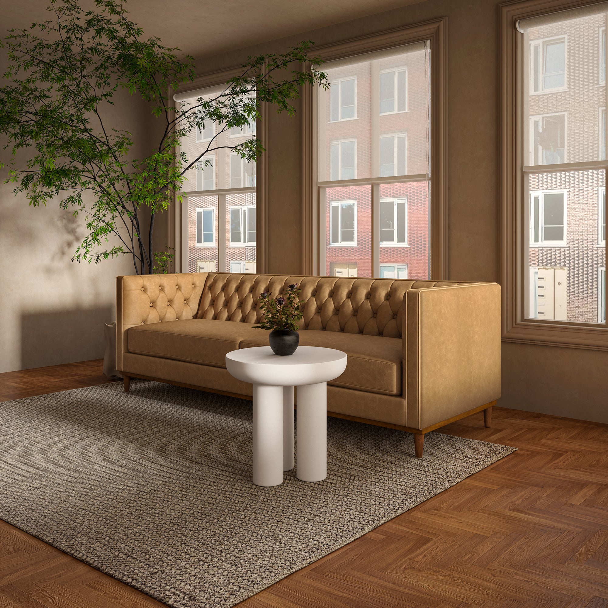 Rocca Side Table Cream