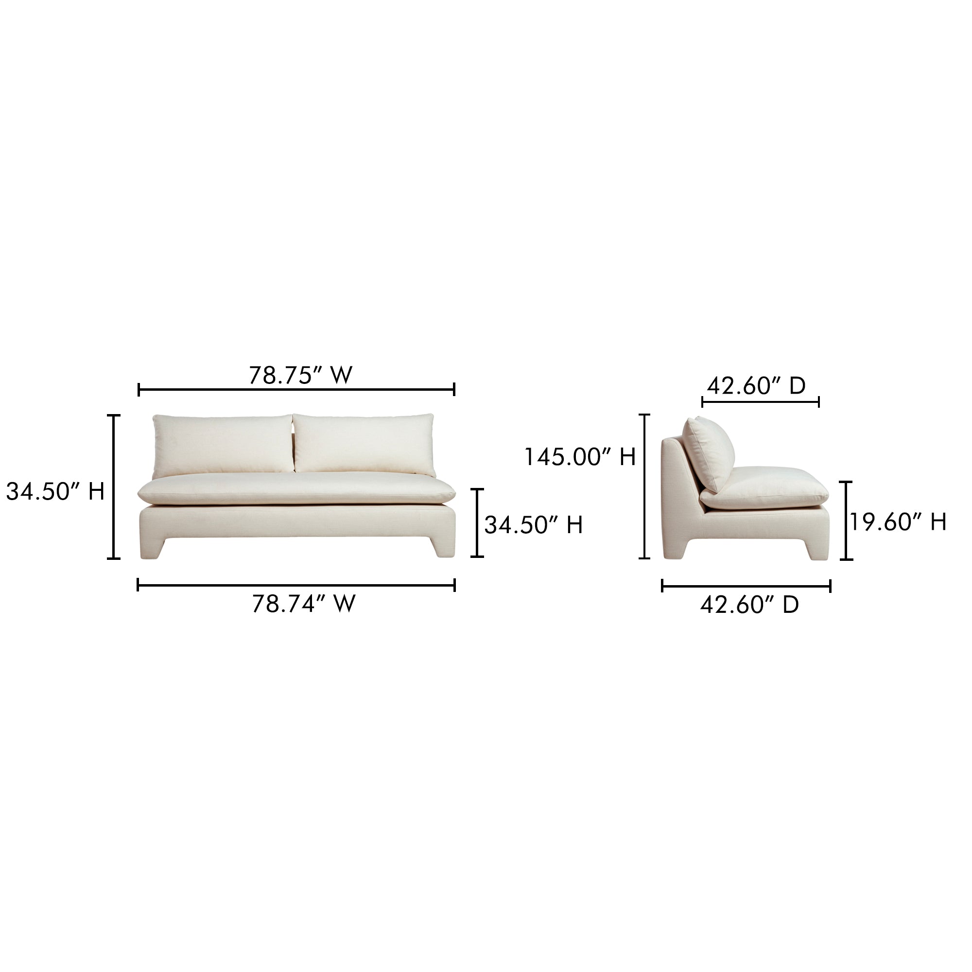 Estelle Sofa Cream