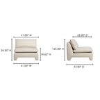 Estelle Lounge Chair Cream