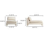 Estelle Chaise Cream