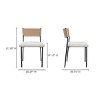Foley Dining Chair White Set Of Two