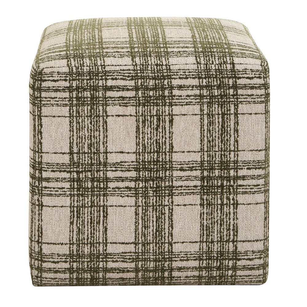 Joie Ireland Plaid Ottoman