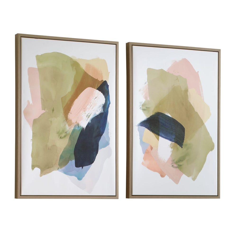 Abstract Afternoon Framed Canvases Set/2