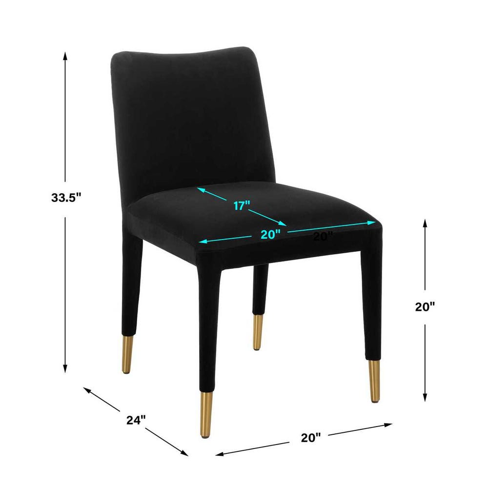 Conifer Onyx Dining Chair Set/2