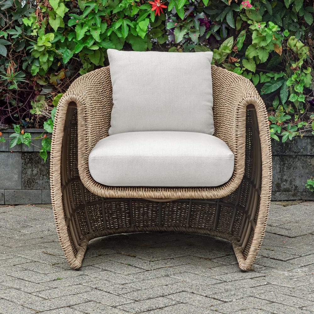 Tropic Golden Flax Outdoor Lounge Chair