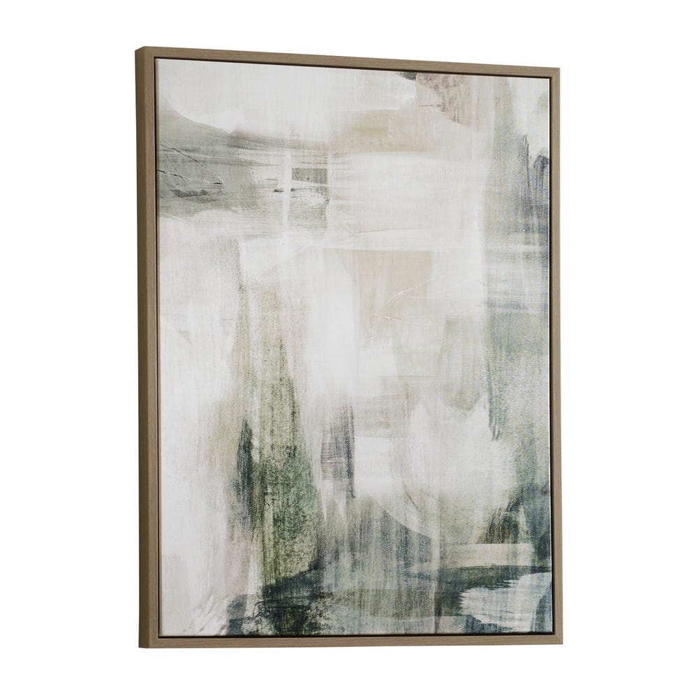 Subliminal Drift Framed Canvas