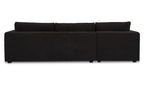 Burrow Sleeper Chaise Black Left