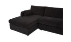 Burrow Sleeper Chaise Black Left