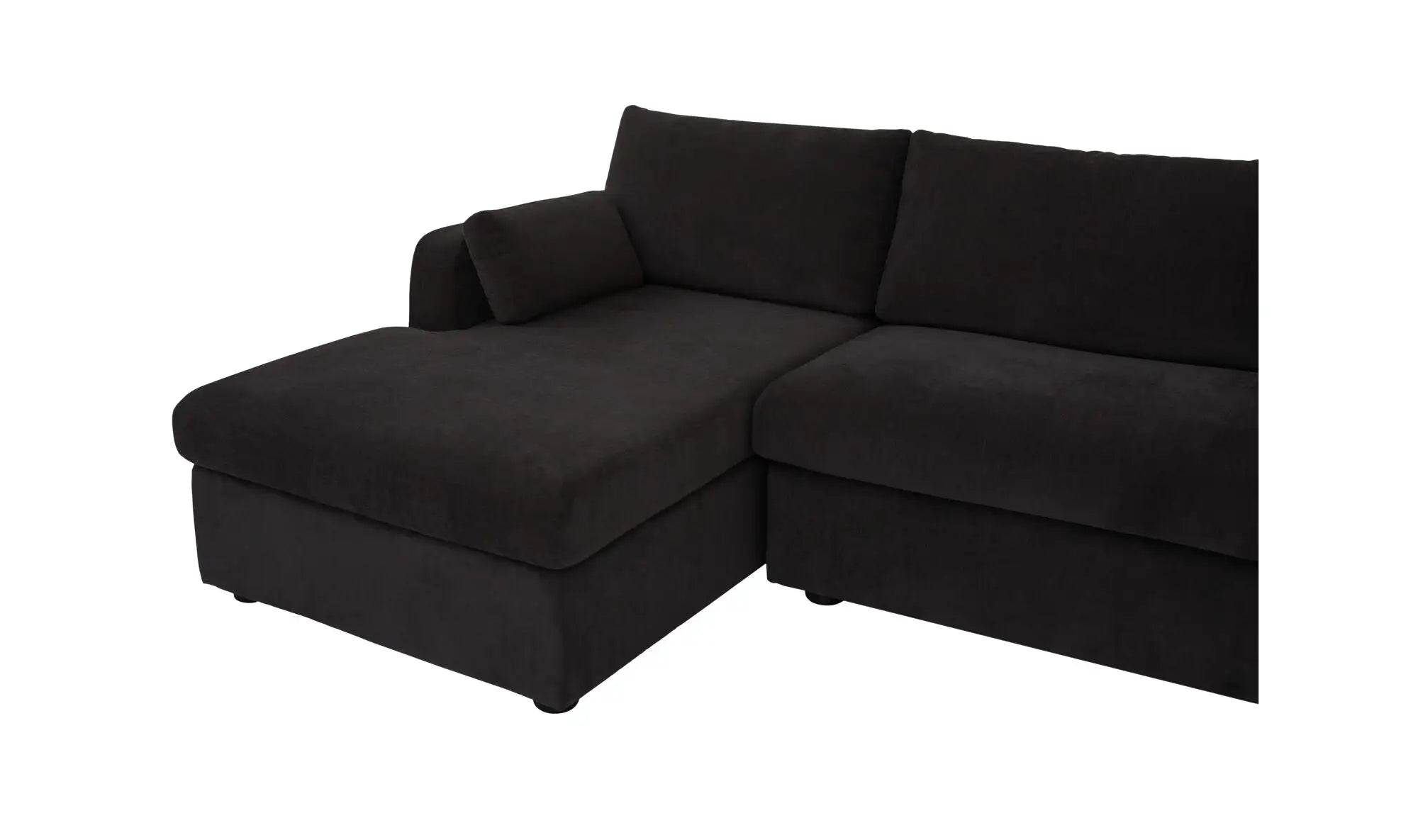 Burrow Sleeper Chaise Black Left