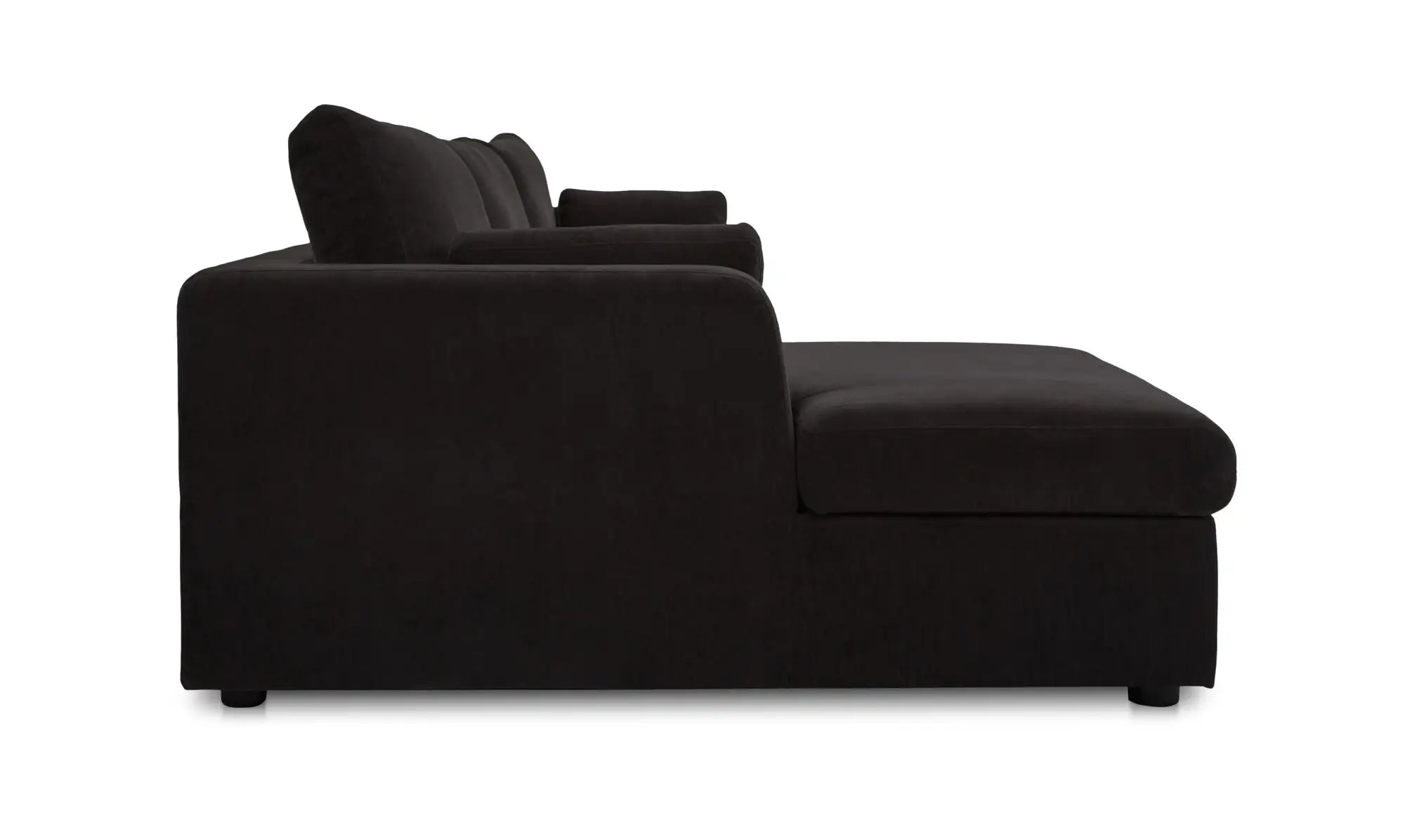 Burrow Sleeper Chaise Black Left