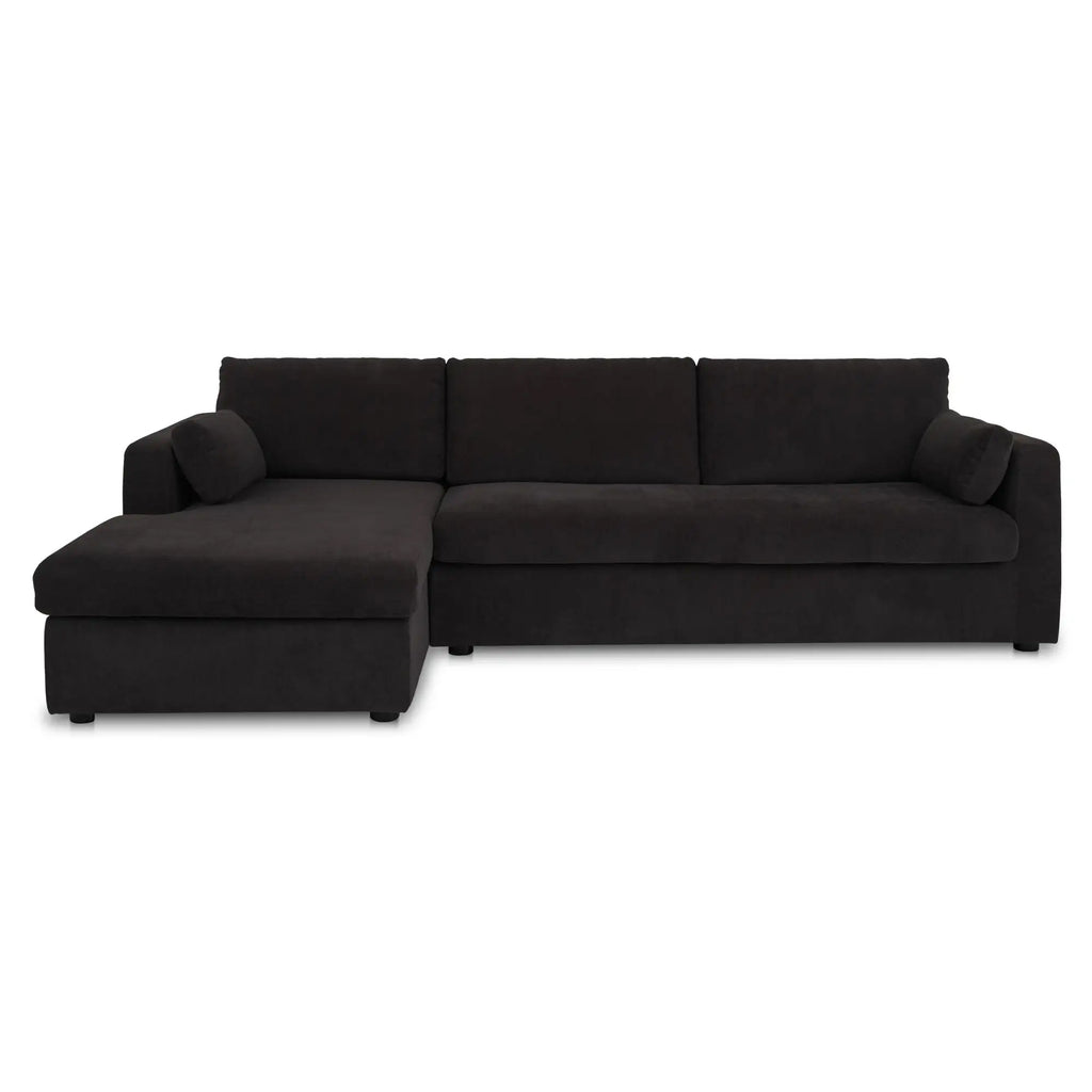 Burrow Sleeper Chaise Black Left