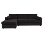 Burrow Sleeper Chaise Black Left