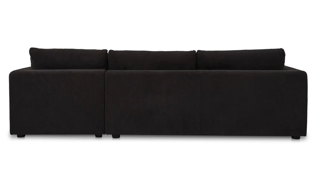 Burrow Sleeper Chaise Black Right